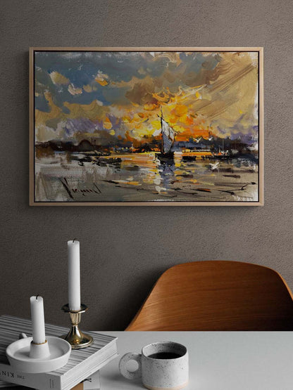 Dingin Sularda Yağlı Boya Tablosu