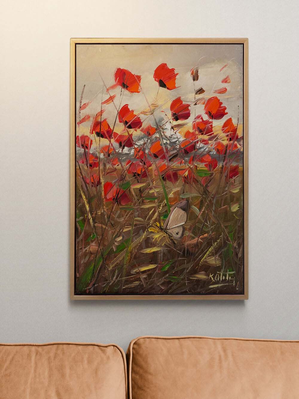 Güz Sürgünü Yağlı Boya Tablosu