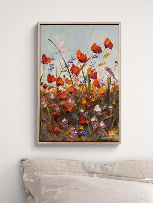 Kırda Bir An Yağlı Boya Tablosu