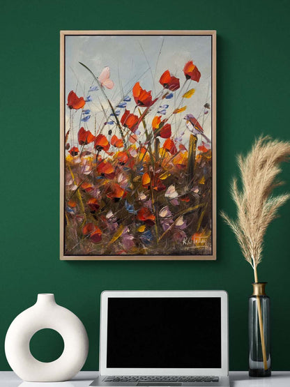 Kırda Bir An Yağlı Boya Tablosu