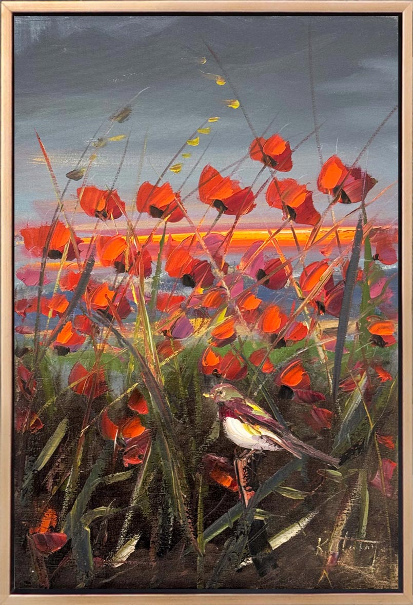 Hüzün Çiçekleri Yağlı Boya Tablosu