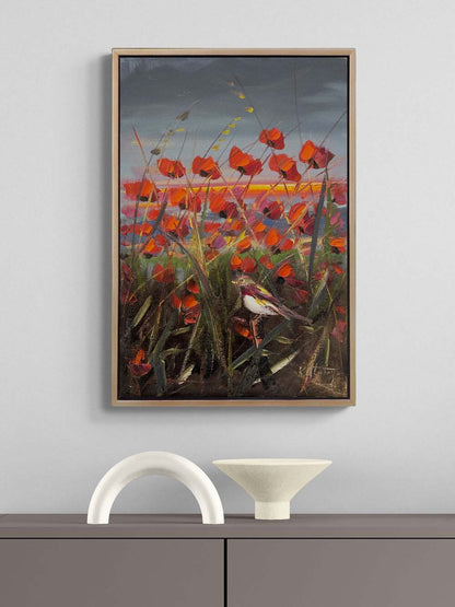 Hüzün Çiçekleri Yağlı Boya Tablosu