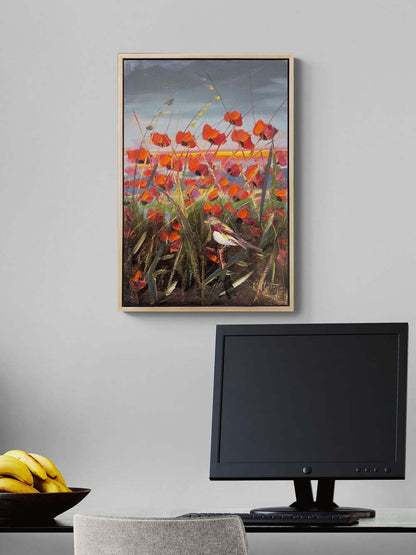 Hüzün Çiçekleri Yağlı Boya Tablosu