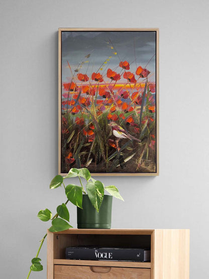 Hüzün Çiçekleri Yağlı Boya Tablosu