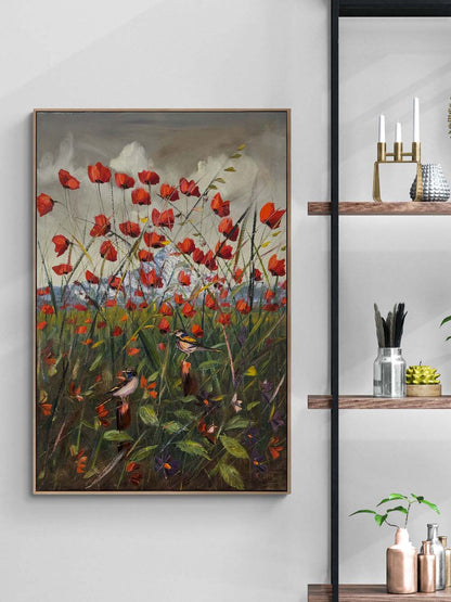 Güz Senfonisi Yağlı Boya Tablosu