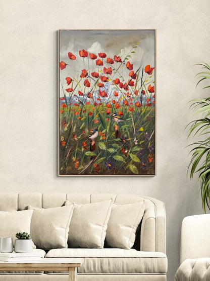 Güz Senfonisi Yağlı Boya Tablosu