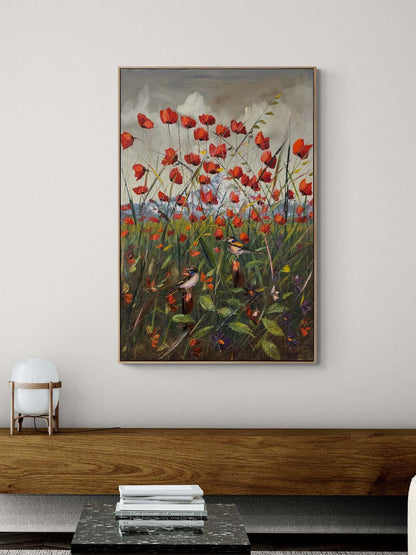 Güz Senfonisi Yağlı Boya Tablosu