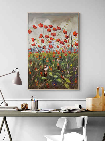 Güz Senfonisi Yağlı Boya Tablosu