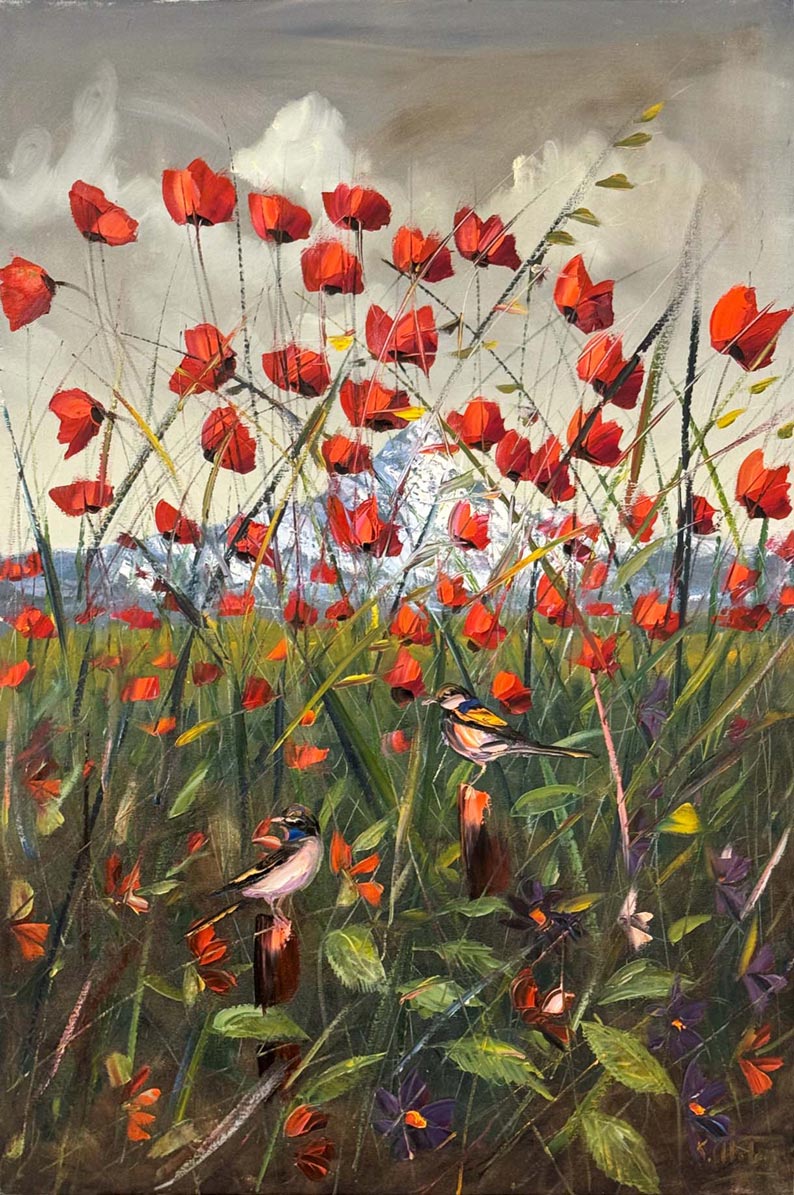 Güz Senfonisi Yağlı Boya Tablosu