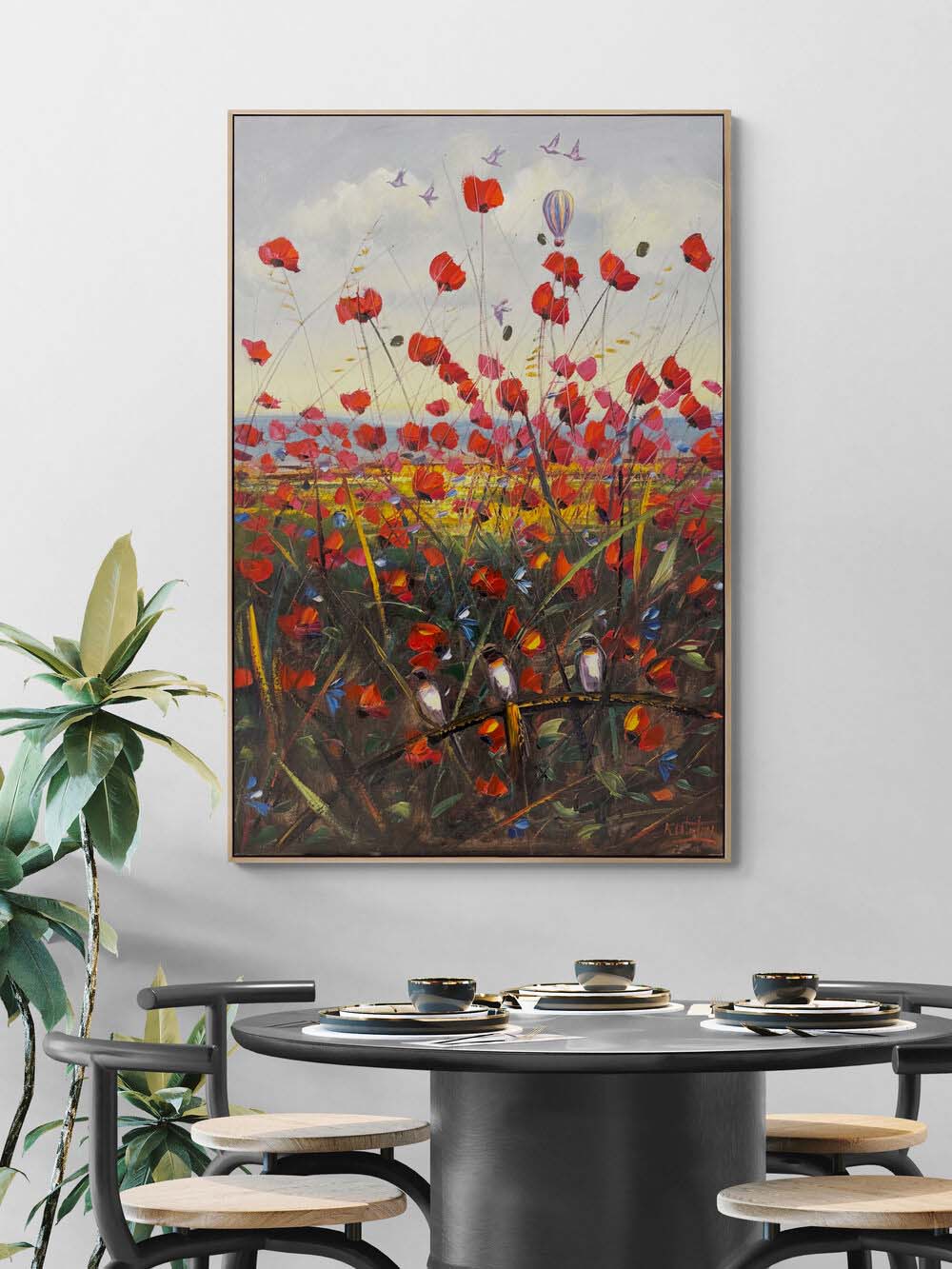 Baharın Hatırası Yağlı Boya Tablosu