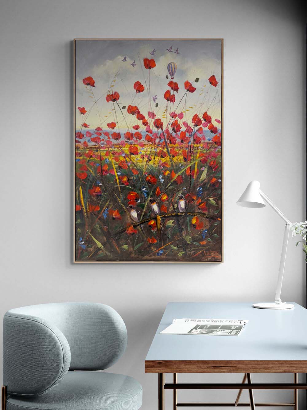 Baharın Hatırası Yağlı Boya Tablosu