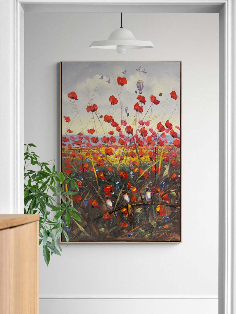 Baharın Hatırası Yağlı Boya Tablosu