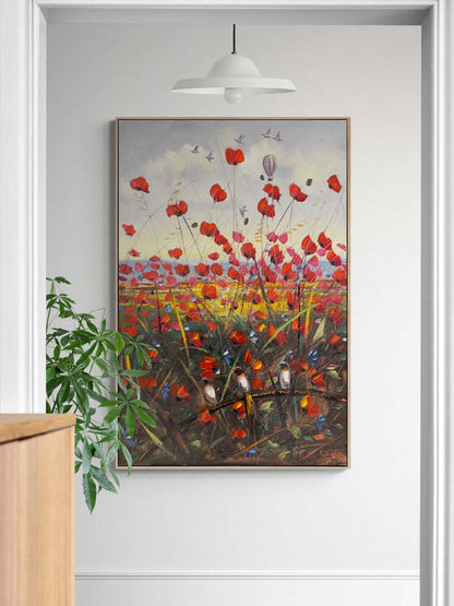 Baharın Hatırası Yağlı Boya Tablosu