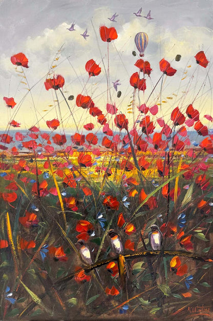 Baharın Hatırası Yağlı Boya Tablosu