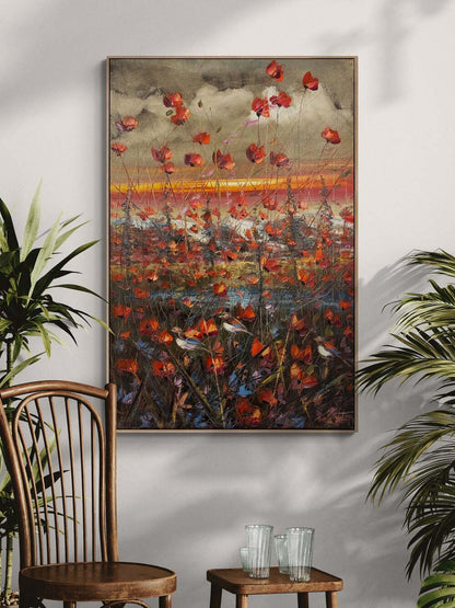 Toprağın Nabzı Yağlı Boya Tablosu