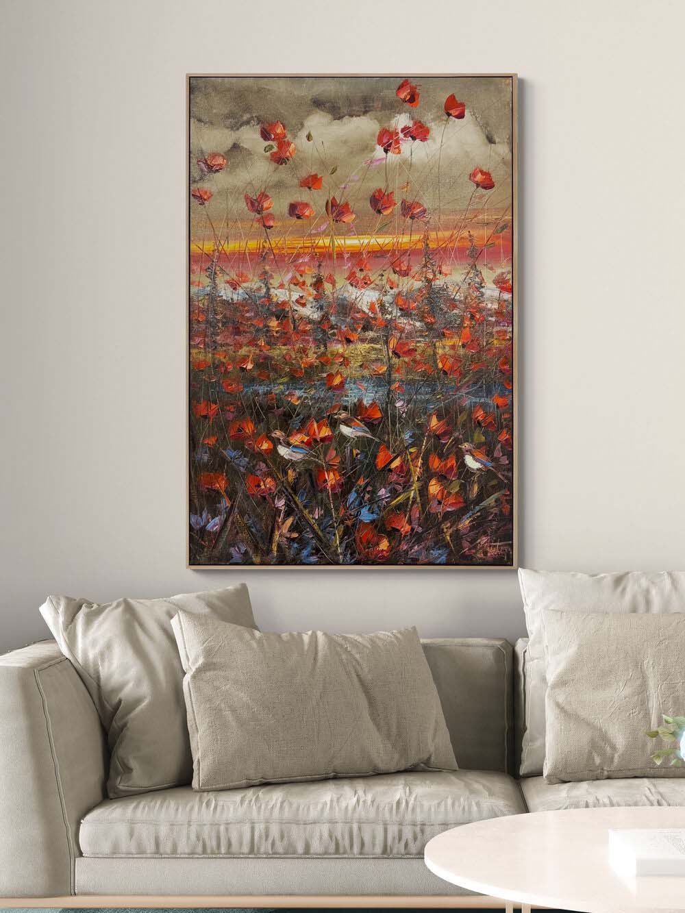 Toprağın Nabzı Yağlı Boya Tablosu