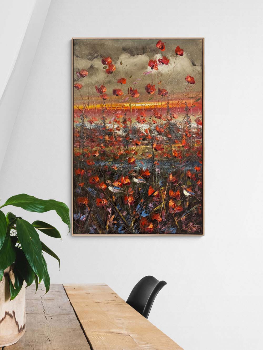 Toprağın Nabzı Yağlı Boya Tablosu