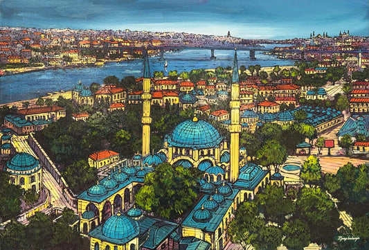 Eyüp Cami Yağlı Boya Tablosu