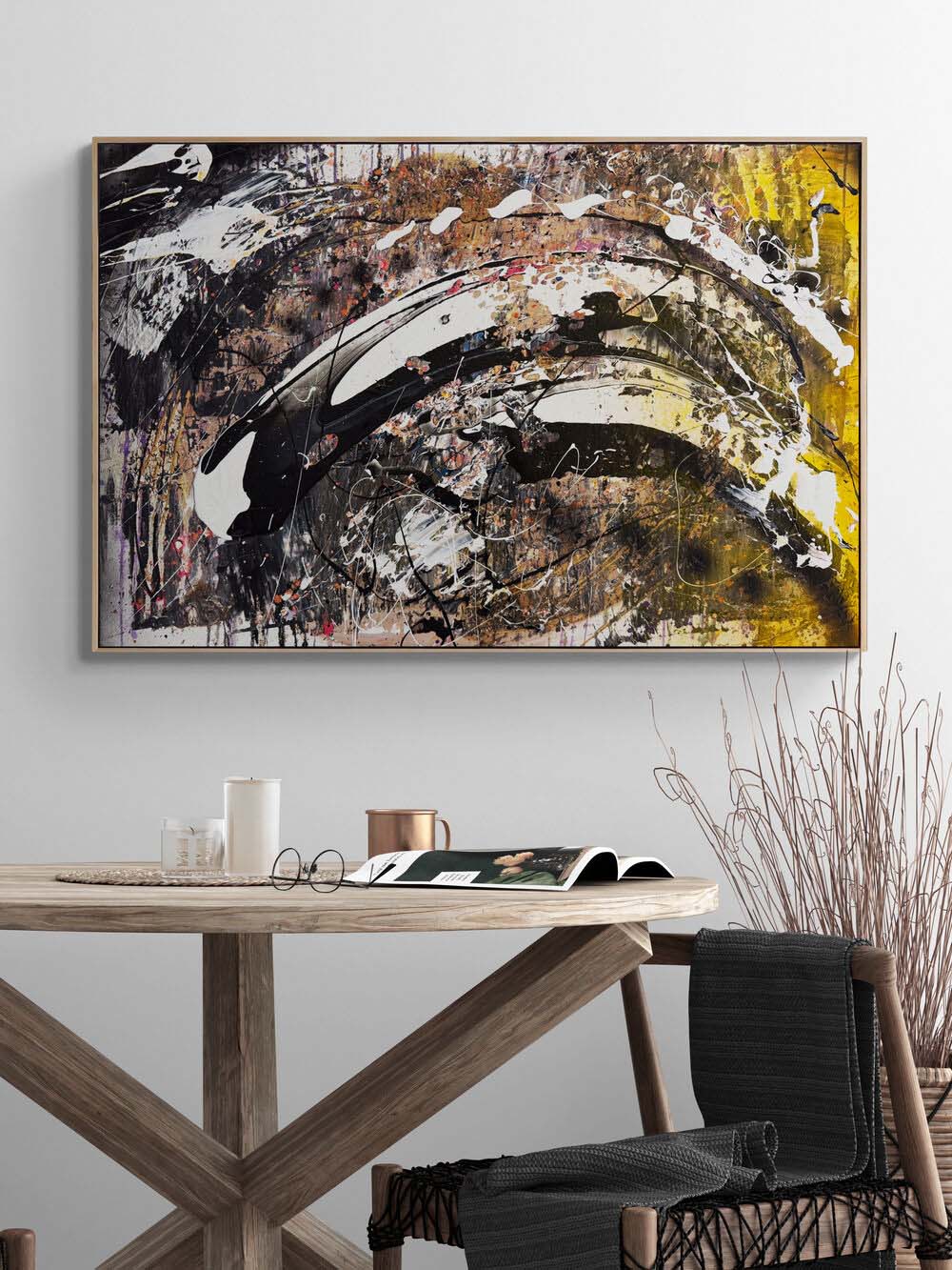 Işık ve Gölge Yağlı Boya Tablosu