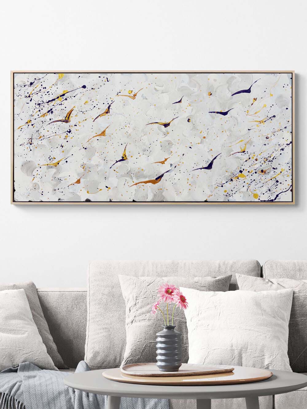 Gökyüzü Fragmanı Yağlı Boya Tablosu