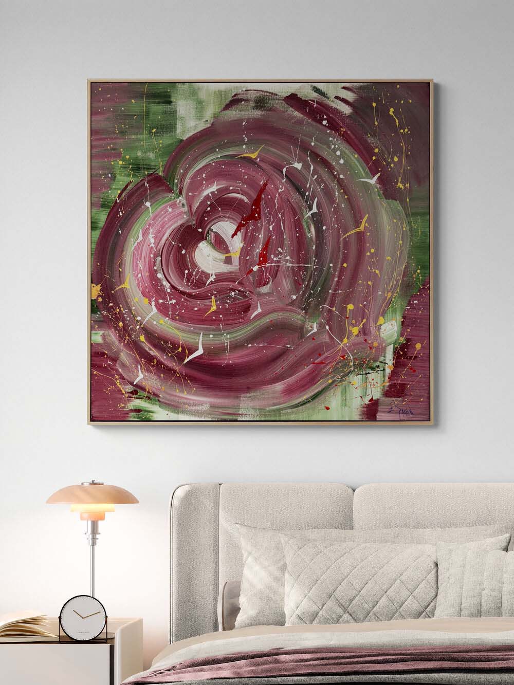 Soyut Rapsodi Yağlı Boya Tablosu