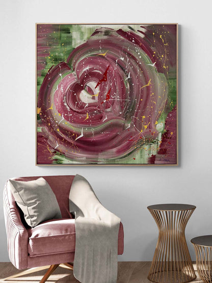 Soyut Rapsodi Yağlı Boya Tablosu