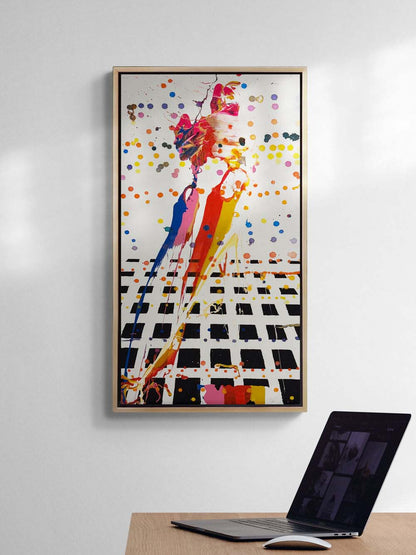 Kristal Akış Yağlı Boya Tablosu