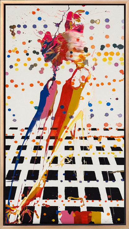 Kristal Akış Yağlı Boya Tablosu