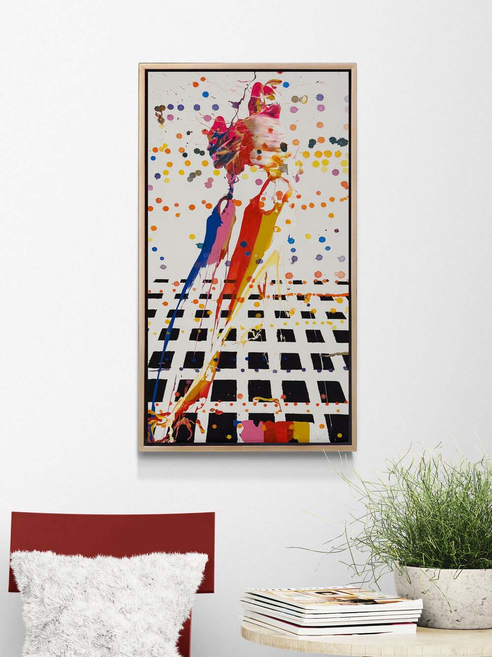 Kristal Akış Yağlı Boya Tablosu