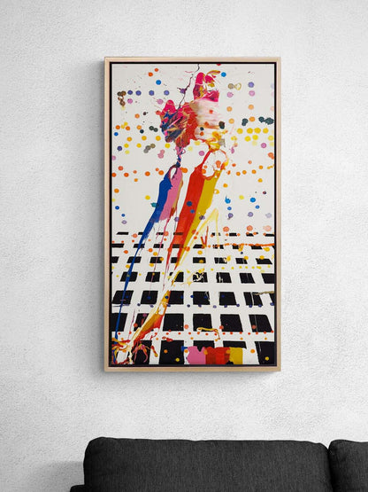 Kristal Akış Yağlı Boya Tablosu