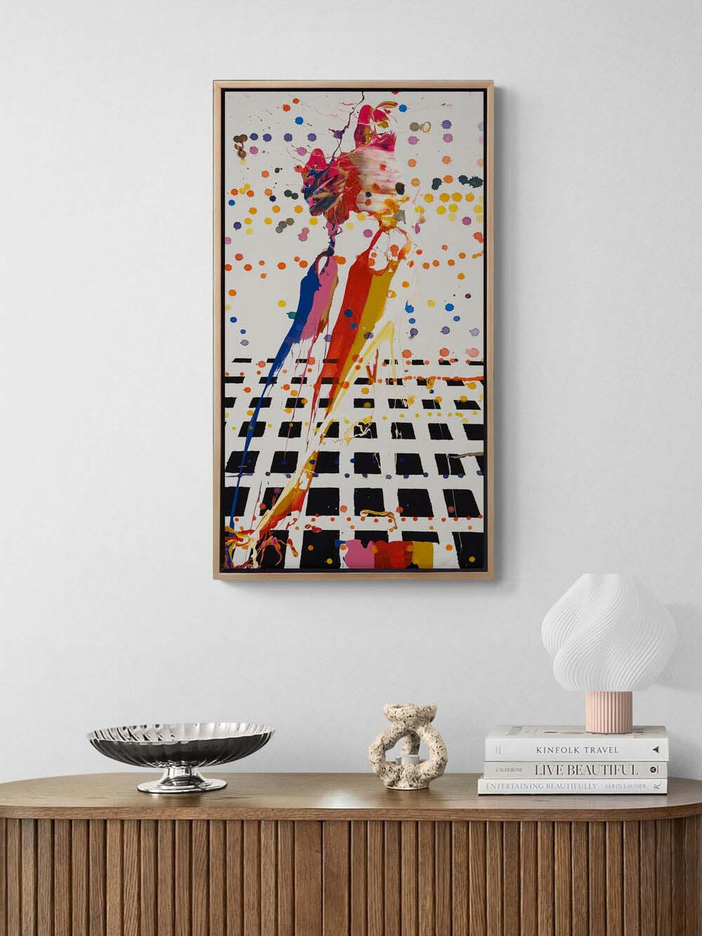 Kristal Akış Yağlı Boya Tablosu