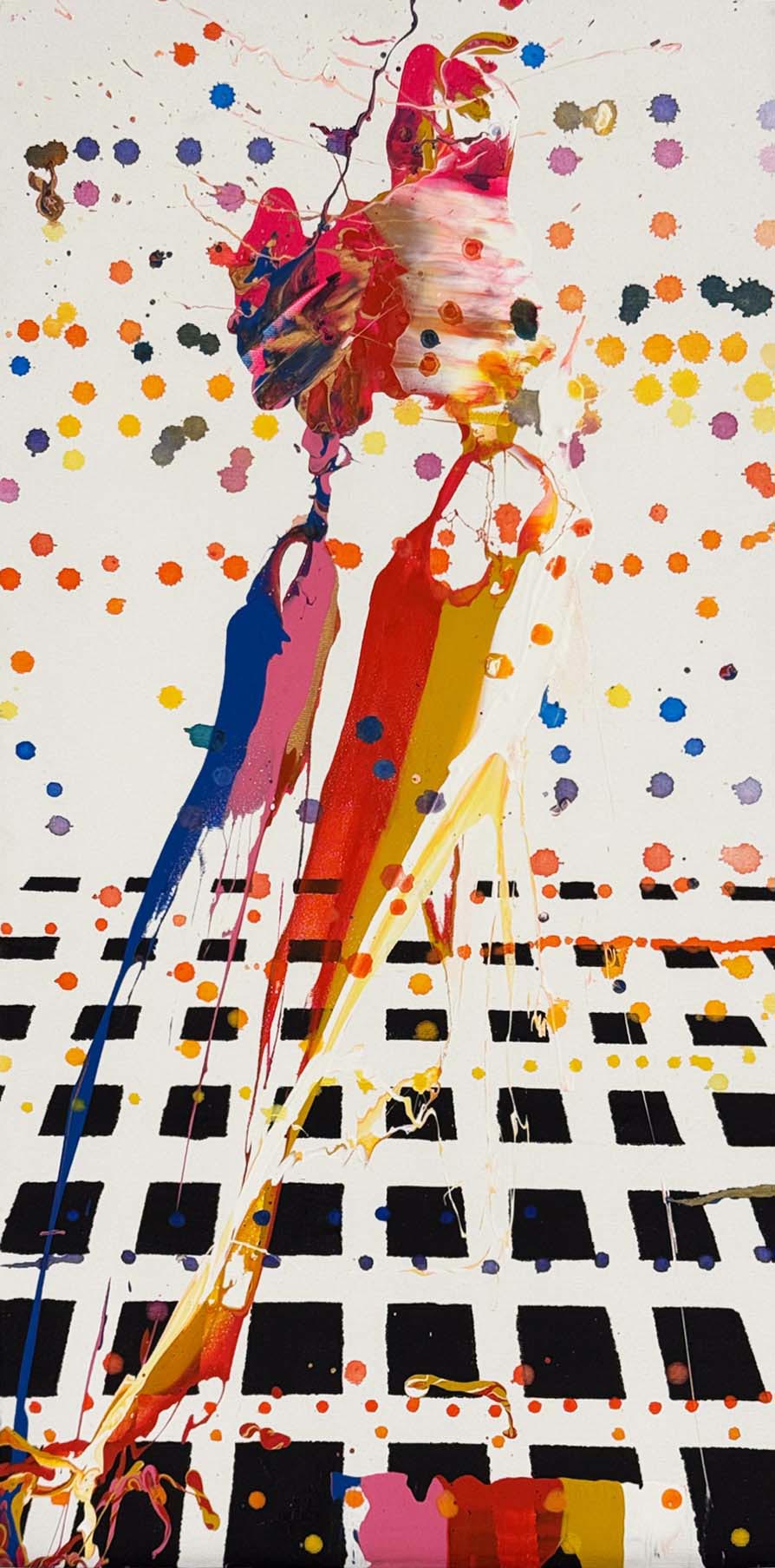 Kristal Akış Yağlı Boya Tablosu