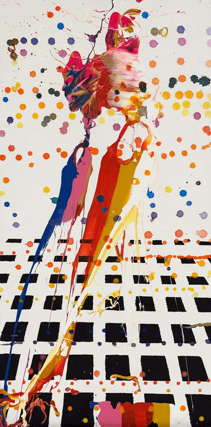 Kristal Akış Yağlı Boya Tablosu