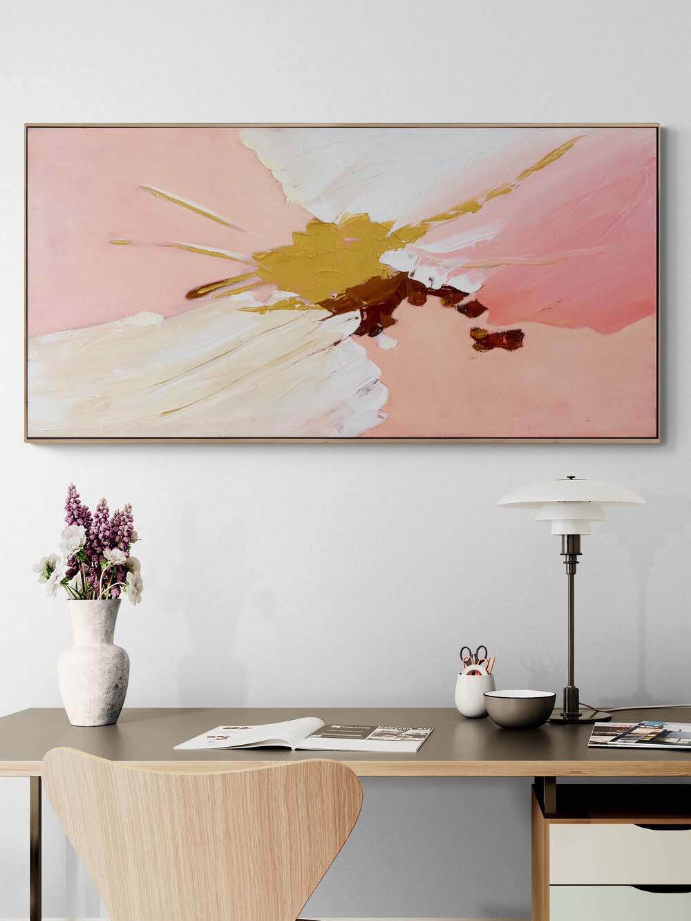 Kozmik Rüzgar Yağlı Boya Tablosu