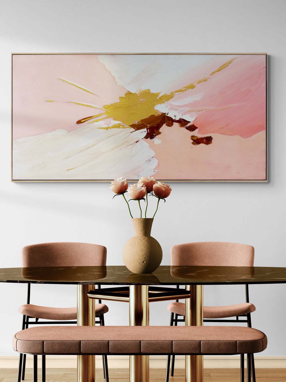 Kozmik Rüzgar Yağlı Boya Tablosu