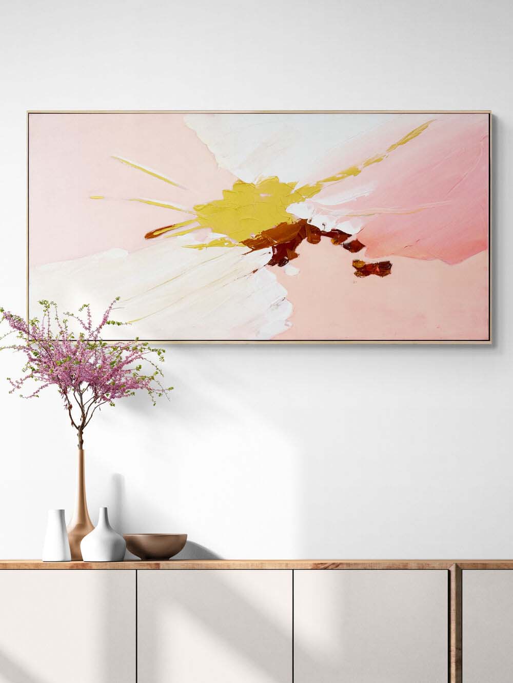 Kozmik Rüzgar Yağlı Boya Tablosu