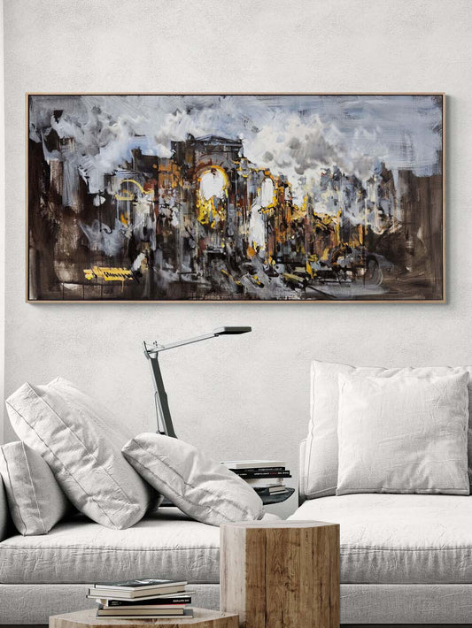 Antik Hafıza Yağlı Boya Tablosu