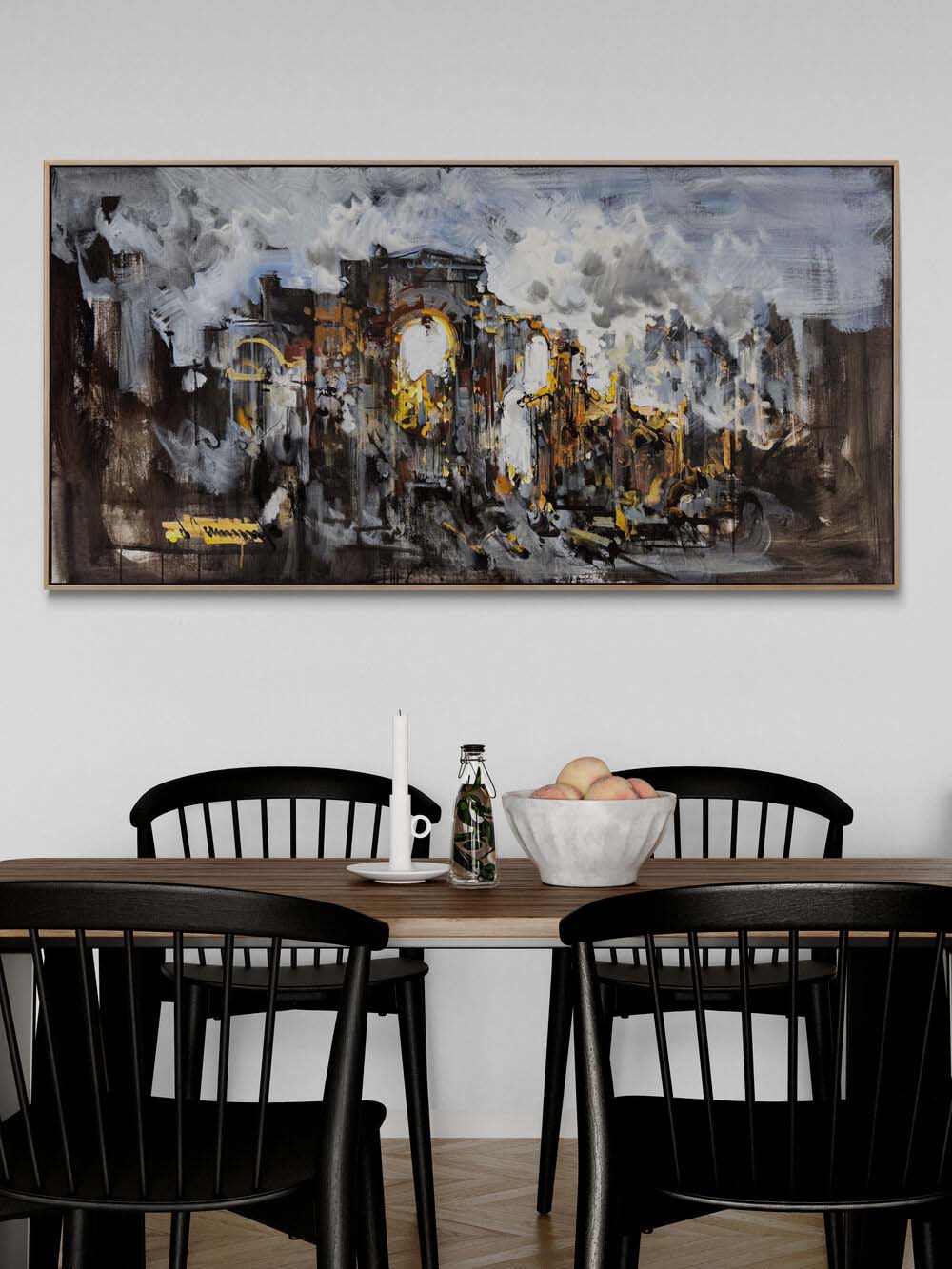 Antik Hafıza Yağlı Boya Tablosu Simurg Sanatevi