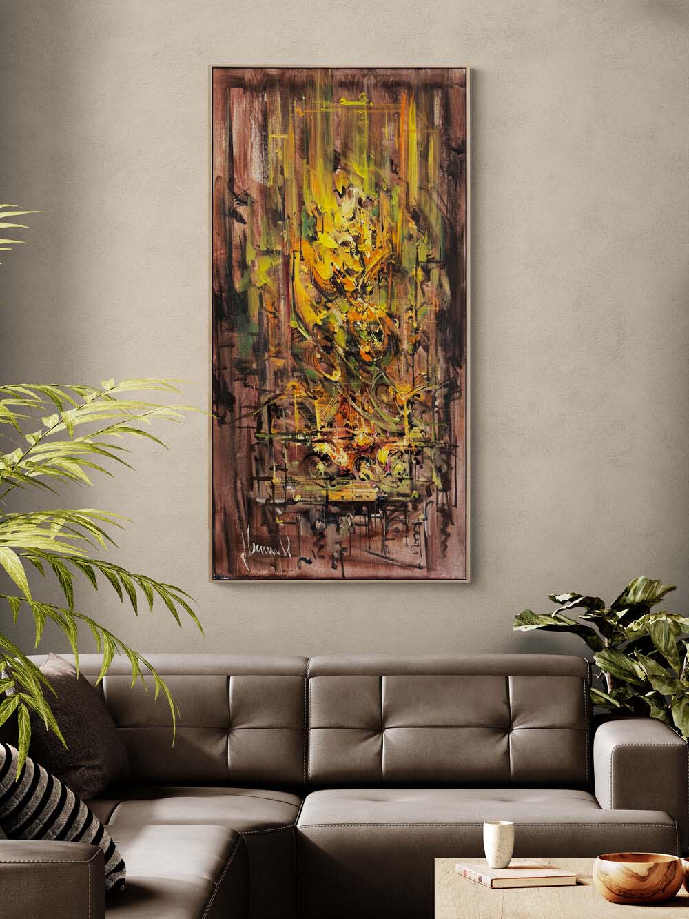 Kritik Eşik Yağlı Boya Tablosu