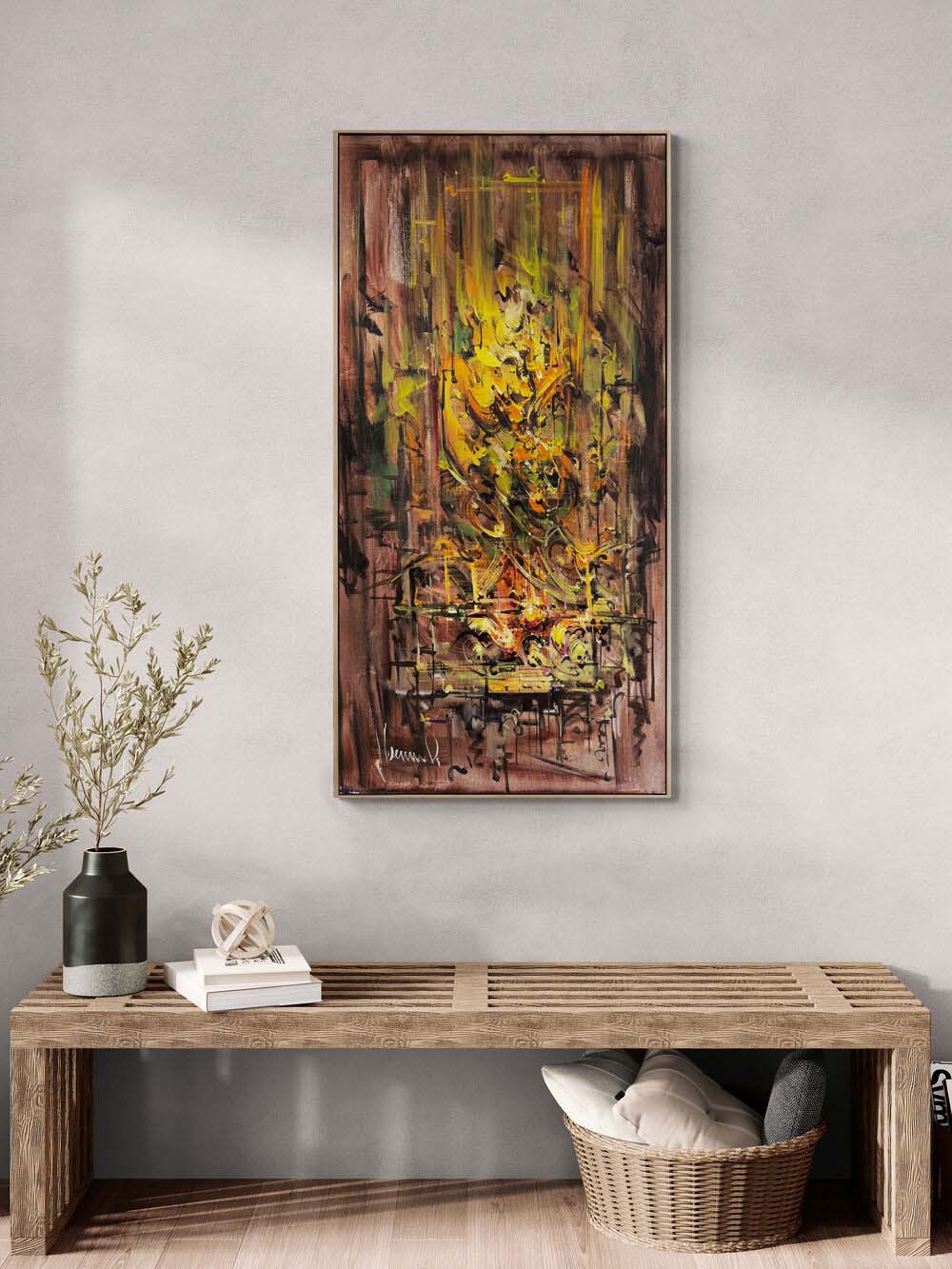 Kritik Eşik Yağlı Boya Tablosu