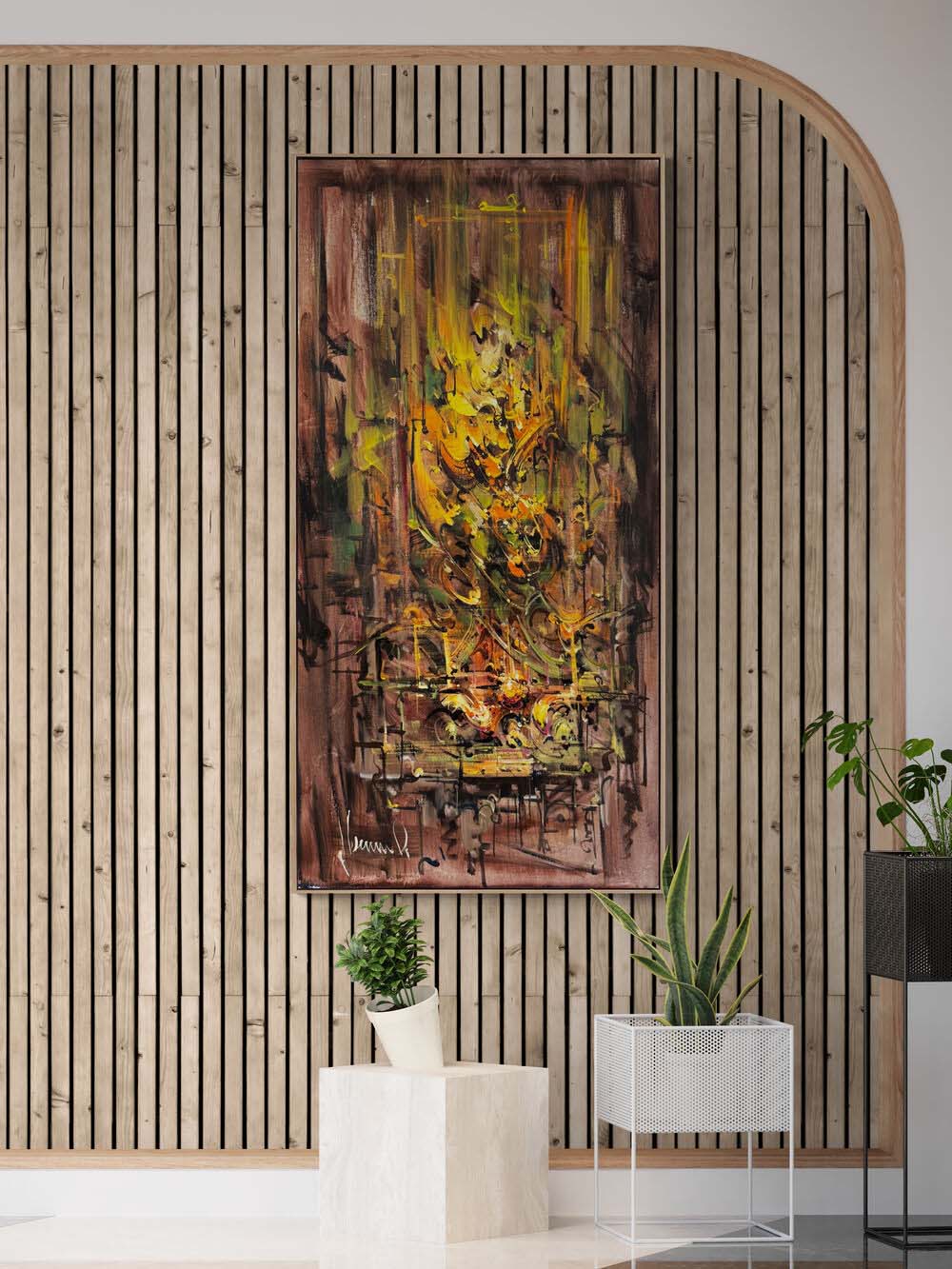 Kritik Eşik Yağlı Boya Tablosu