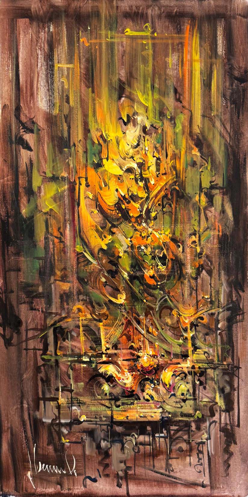 Kritik Eşik Yağlı Boya Tablosu