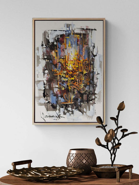 Zihin Fırtınası Yağlı Boya Tablosu