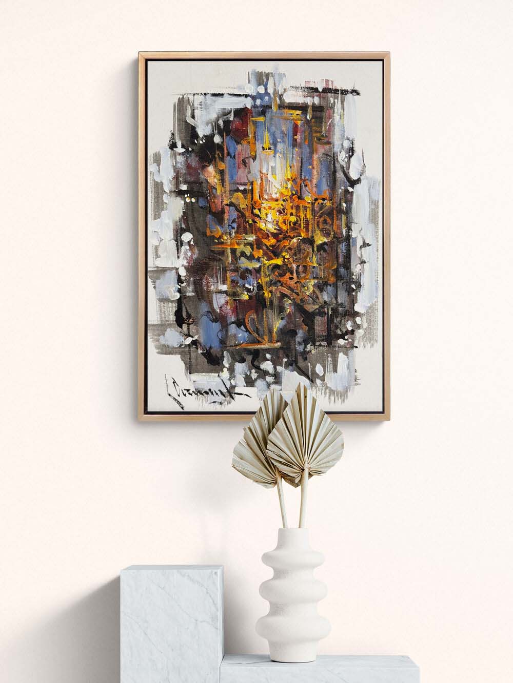 Zihin Fırtınası Yağlı Boya Tablosu