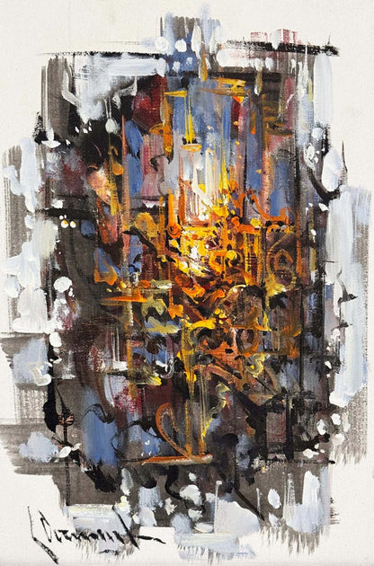 Zihin Fırtınası Yağlı Boya Tablosu