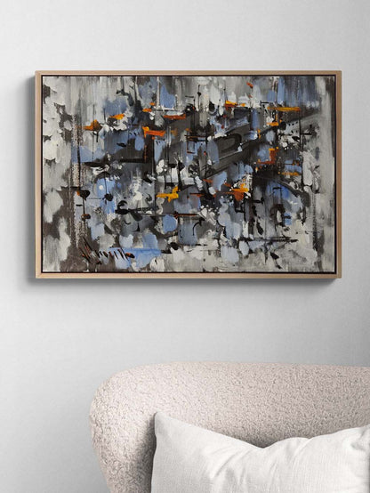 Zamanın Kırılması Yağlı Boya Tablosu