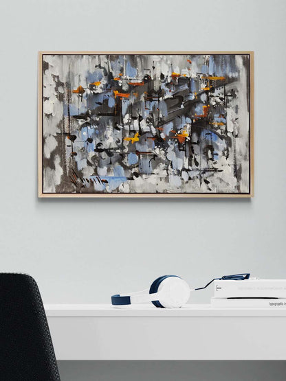 Zamanın Kırılması Yağlı Boya Tablosu