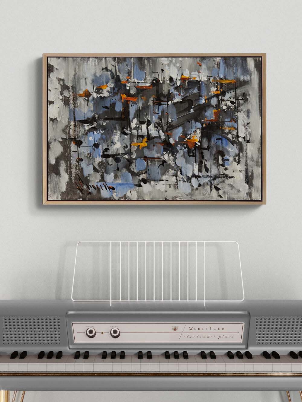 Zamanın Kırılması Yağlı Boya Tablosu