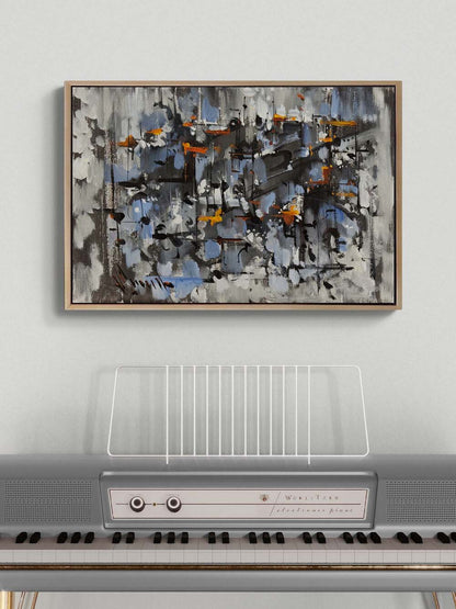 Zamanın Kırılması Yağlı Boya Tablosu