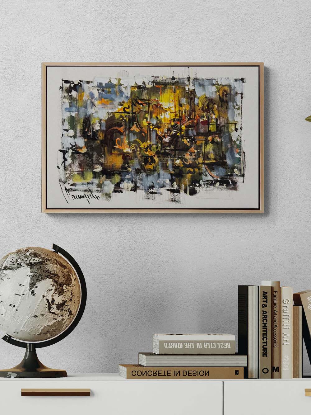 Zamanın Tozu Yağlı Boya Tablosu